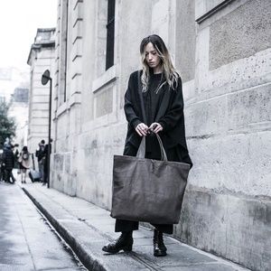 Tagliovivo Leather Shopper Bag